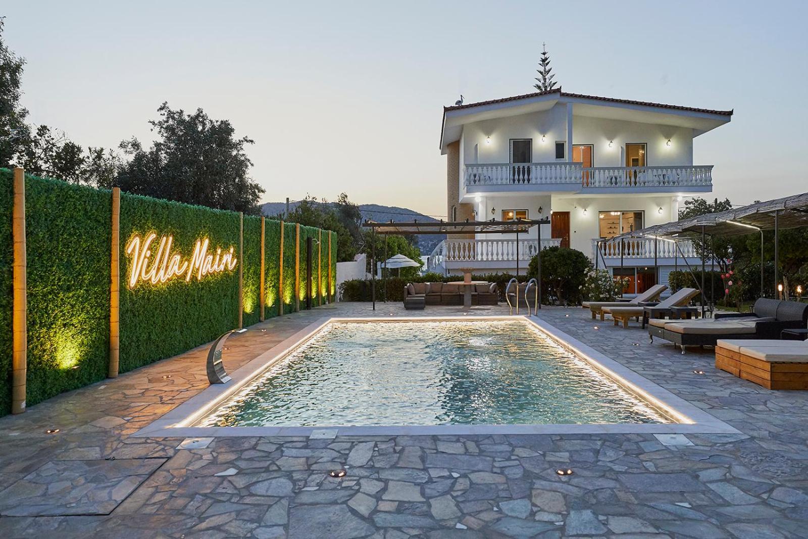 Villa Mairi - 2 Private Pools & Game Room Near Athens Đảo Đảo Salamis Ngoại thất bức ảnh